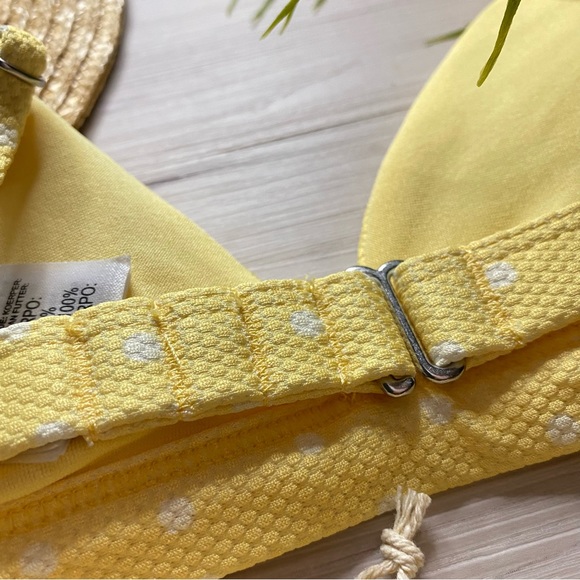 Billabong x Salty Blonde •• Polka Dot Yellow Fixed Tri Top | Tropic Belt Bottoms - Picture 14 of 16